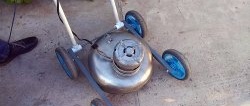 How to make a lawn mower from a washing machine