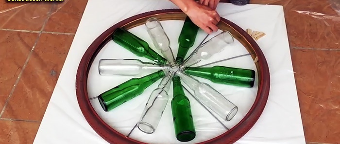 You won't believe how cool things can be made from bottles and cement