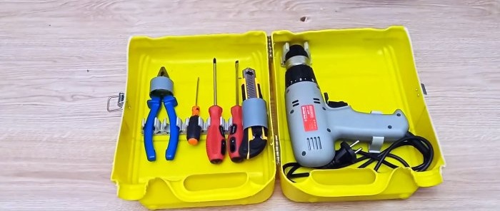 How to make a convenient tool case from a canister