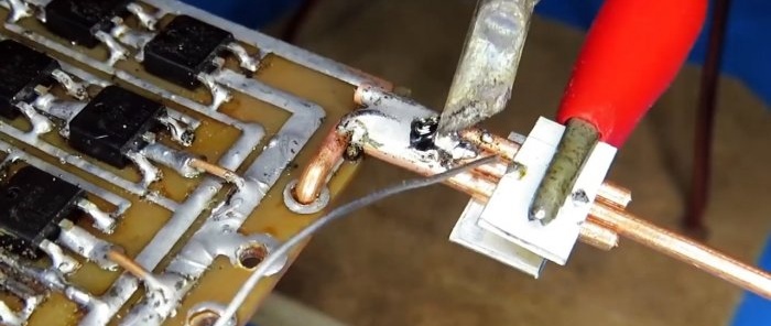 How to make a huge powerful transistor with your own hands