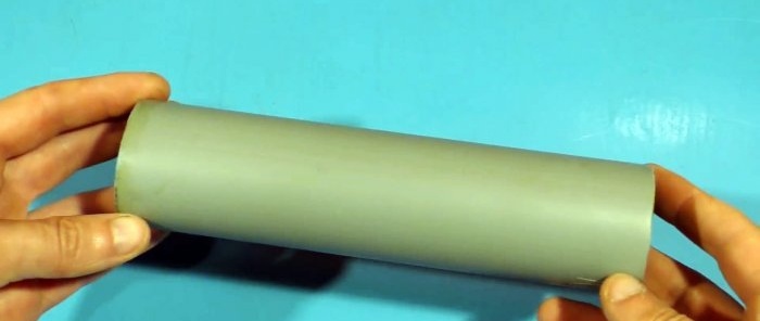 How to make a mounting gun from a piece of PVC pipe