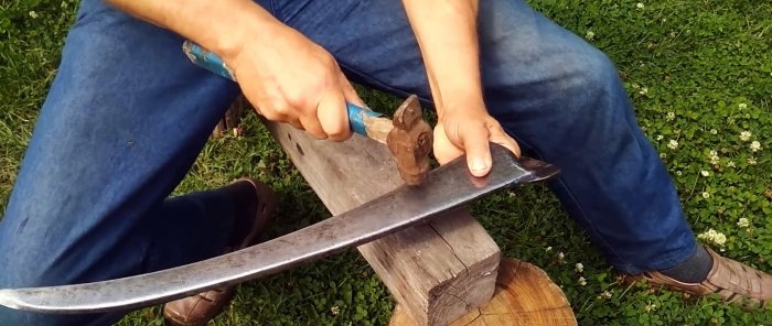 How to properly cut a braid so that it mows itself