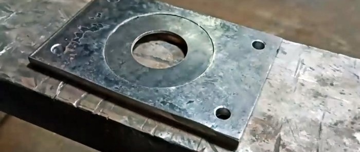 How to make a high-quality housing for installing a bearing without a lathe