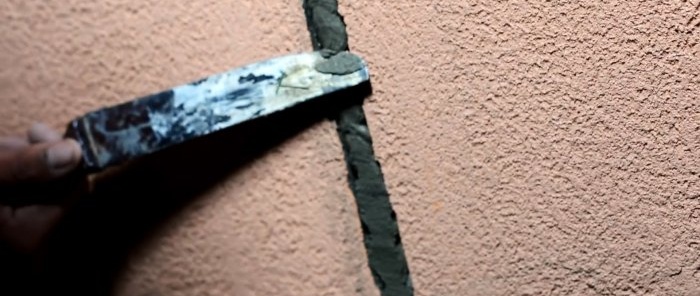 How to repair a crack in a façade once and for all