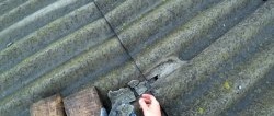 How and with what to quickly repair holes in slate so as not to have to redo it later