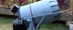 How to make a concrete mixer with a folding mechanism from a barrel