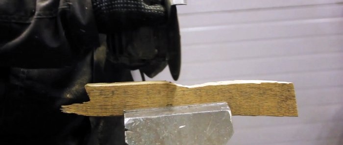 How to make an ax in reverse