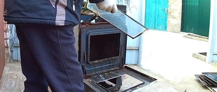 How much can you earn by disassembling an old gas stove for scrap metal?