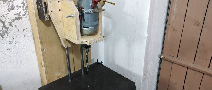 Very accurate drill stand for a drill with your own hands