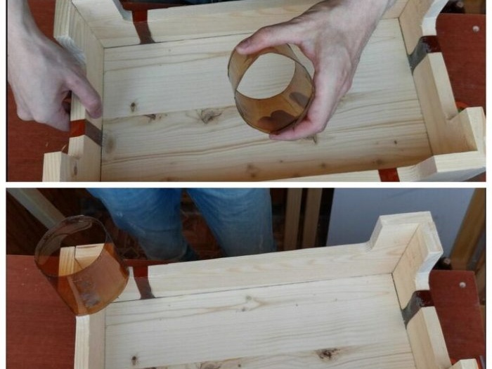 How to make a chair without nails and glue using plastic bottles