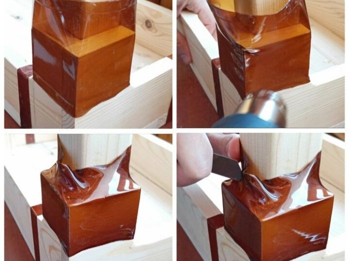 How to make a chair without nails and glue using plastic bottles