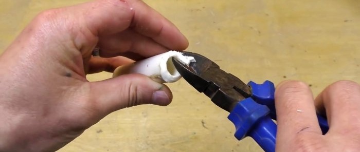 How to make wing bolts and nuts from scraps of PP pipes