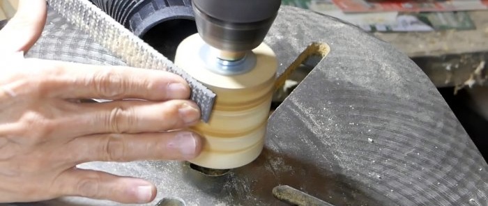 How to make rollers for a belt sander without a lathe