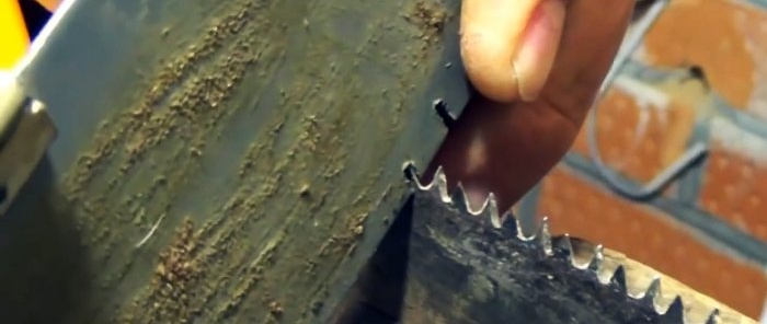 How to simply sharpen a hacksaw and set the teeth correctly