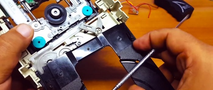 How to make an electronic lock from a DVD drive