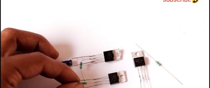 How to assemble an RGB strip switching controller without microcircuits using three transistors