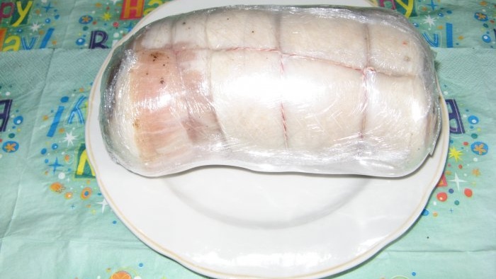 For those new to deli meats, how to make pork belly roll.