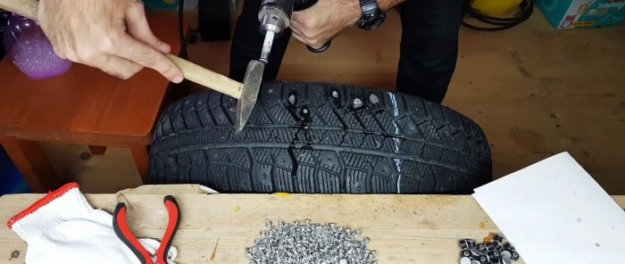 Do-it-yourself tire tucking at home