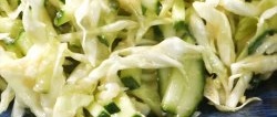 Cabbage and cucumber salad will be very tasty if you add this ingredient