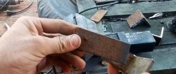 How to make an automatic gate latch from several pieces of steel