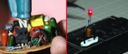 How to make a simple 220V flasher without transistors from an energy-saving lamp