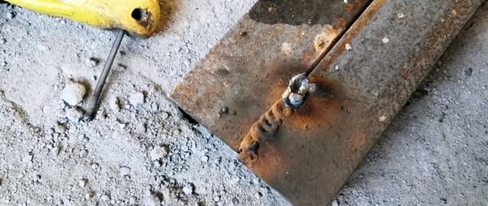 How to weld with a nail and when it might come in handy