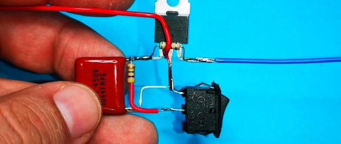 Soft start and stop circuit for DC loads