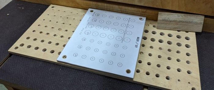 How to make a convenient and simple organizer for drills