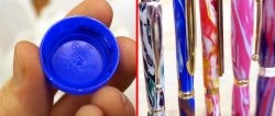 How to make an original handle from PET bottle caps