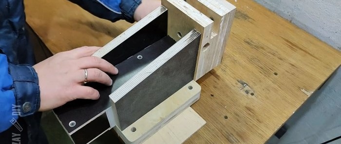 How to make a powerful vice from plywood and a jack