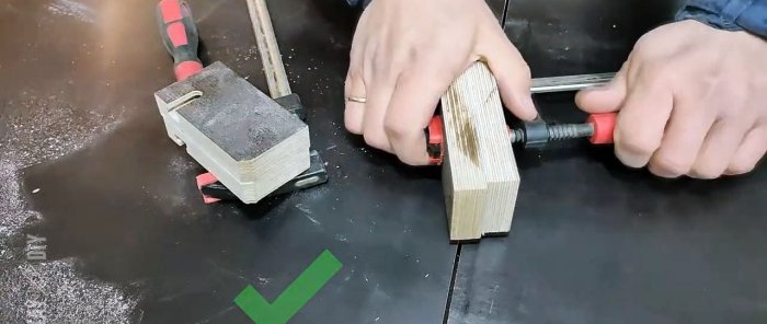 How to make a powerful vice from plywood and a jack