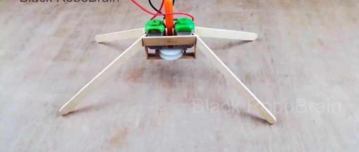 How to make a working twin-rotor helicopter using regular toy motors