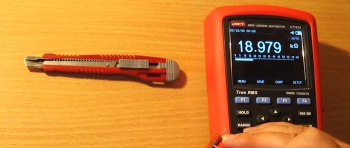 Measuring the resistance of a burnt resistor Lifehack from an experienced radio amateur