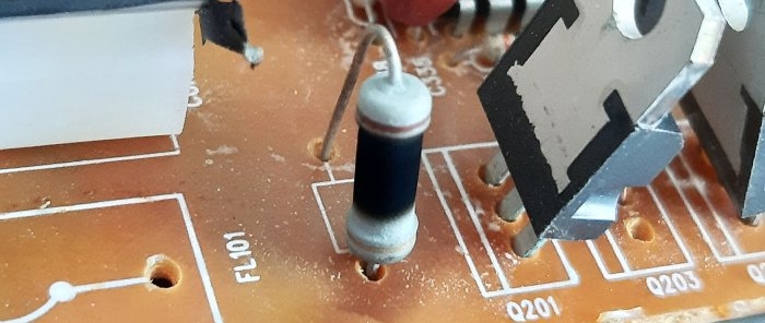 How to find out the value of a burnt resistor