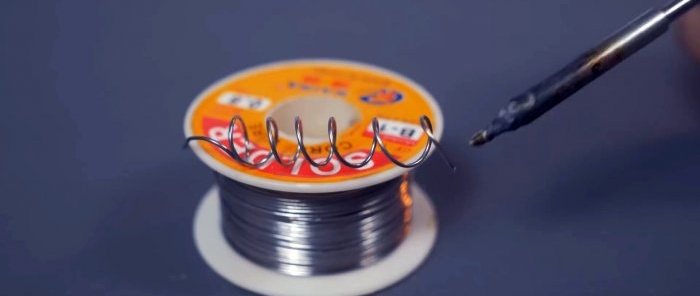 Solder spiral