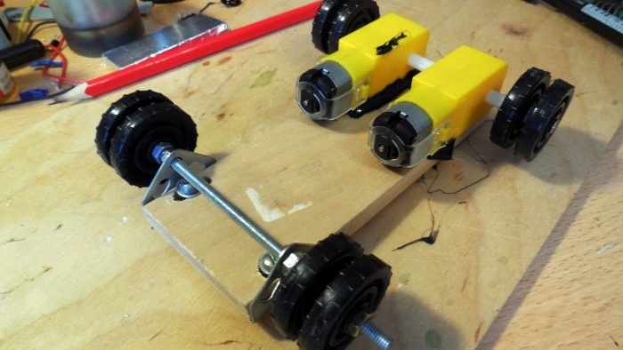 How to make a crawler radio-controlled car