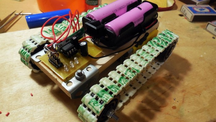 How to make a crawler radio-controlled car