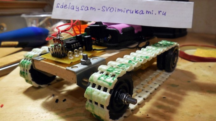 How to make a crawler radio-controlled car