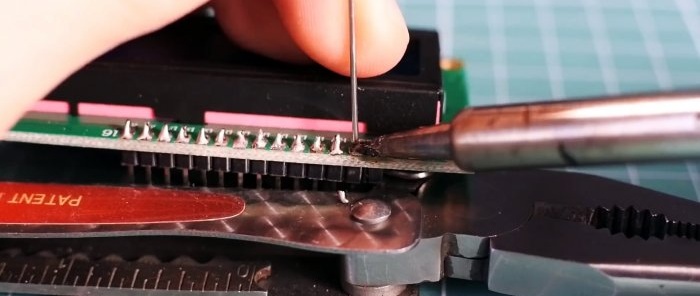 How to remove a component using a syringe needle