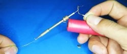 How to make a mini 3.7 V electric soldering iron with fast heating of the tip