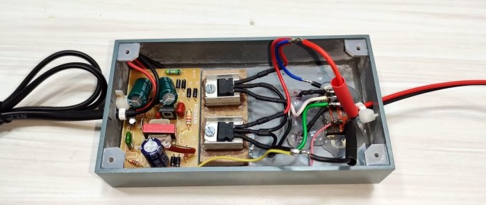 Simple 3 voltage power supply