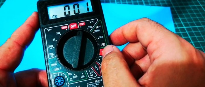 How to make a display backlight for a Chinese multimeter