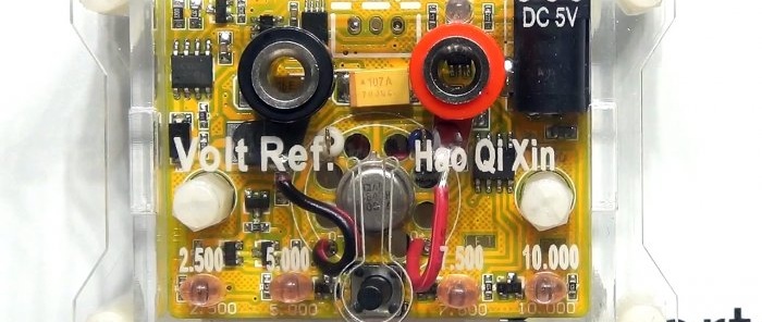 How to check the accuracy of a multimeter and why electronics at home need an AD584 reference voltage source