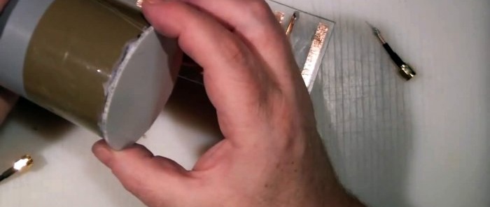 DIY long-range WiFi antenna made from PVC pipe