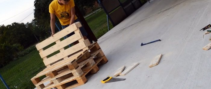 How to make garden furniture from pallets