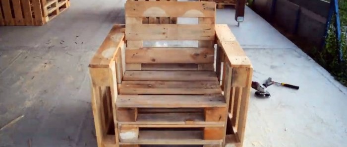 How to make garden furniture from pallets