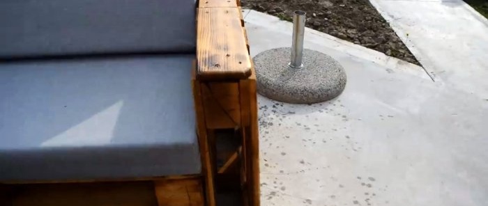 How to make garden furniture from pallets