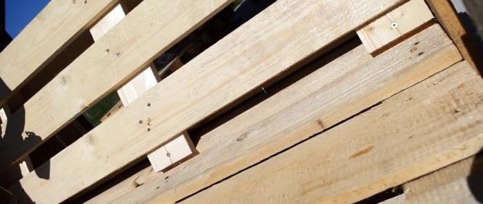 How to make garden furniture from pallets