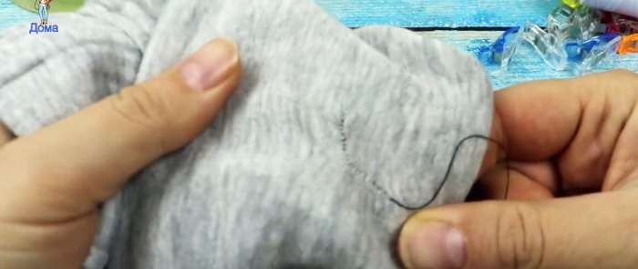 How to sew a hole neatly with a hidden seam, even if you are holding a needle for the first time in your life