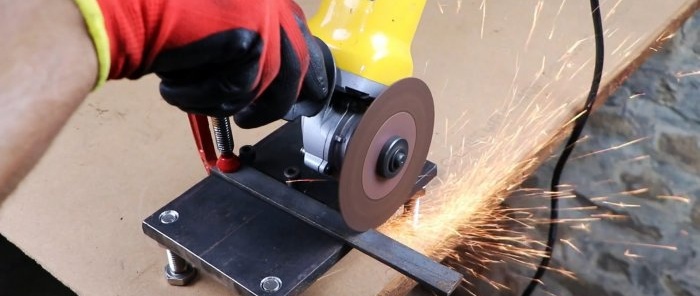 2 simple and useful homemade attachments for an angle grinder